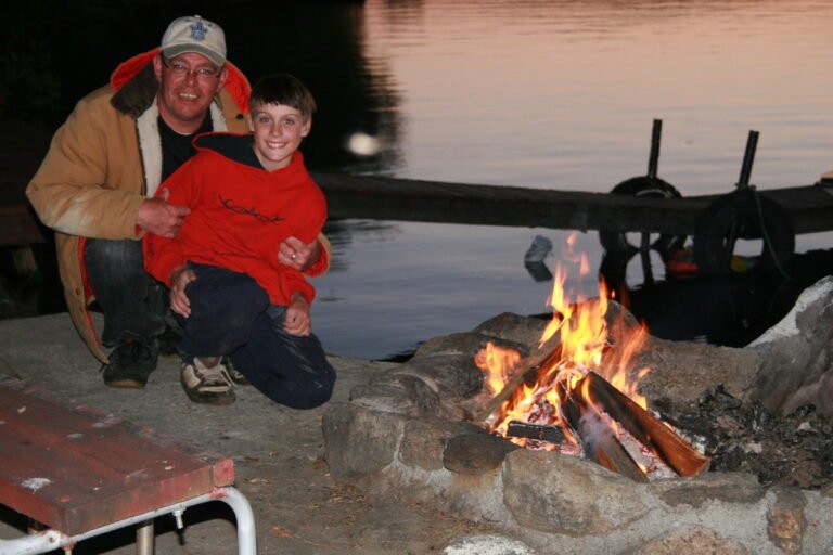 Campfire at Doe Lake